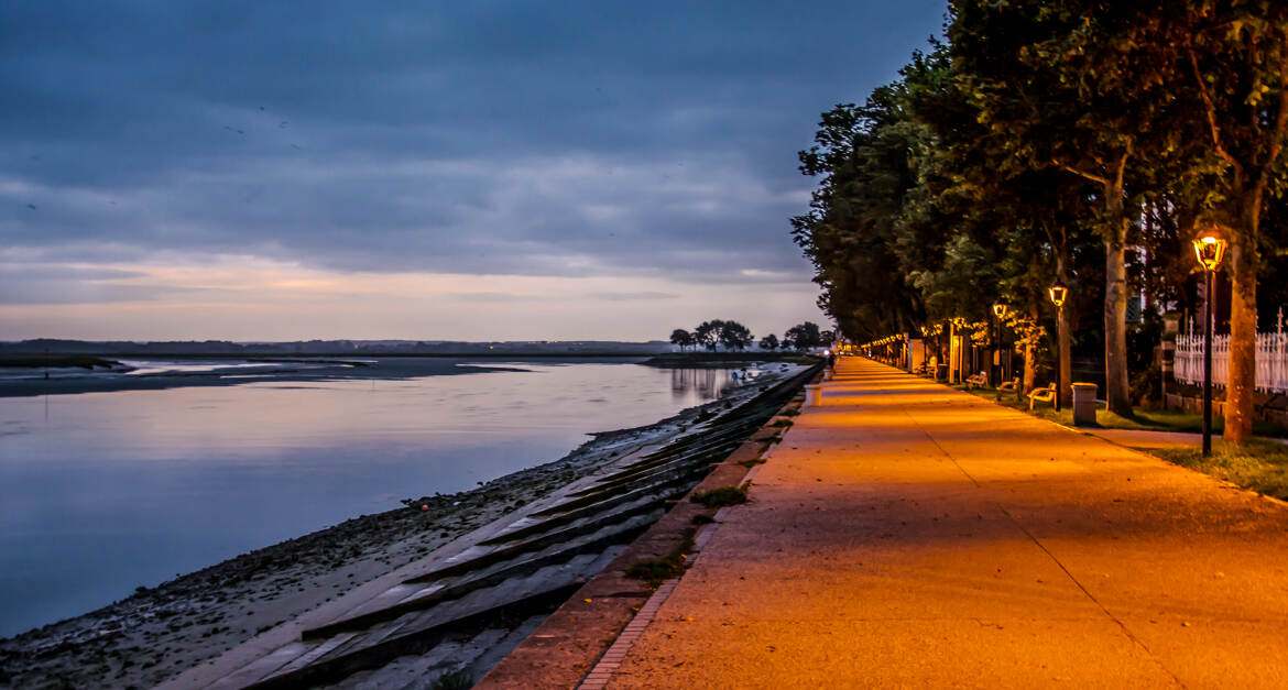 La Baie de Somme en soirée