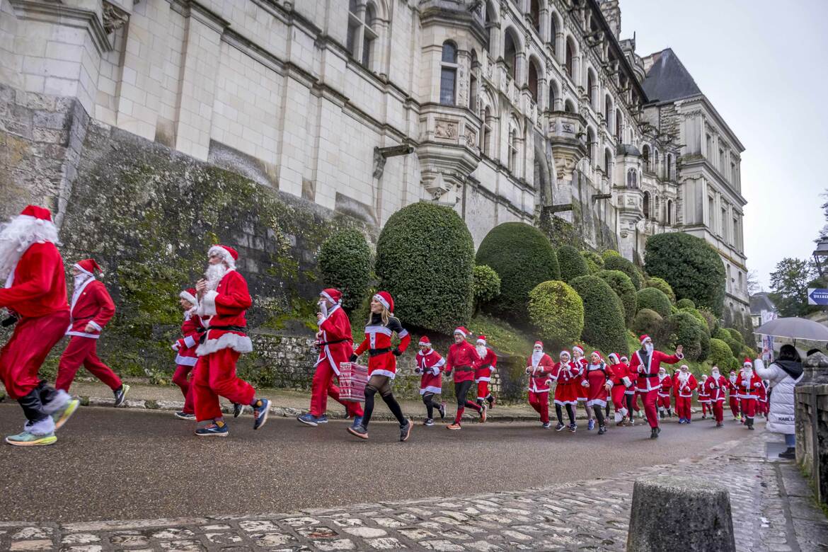 Le Pere Noel à l'entrainement