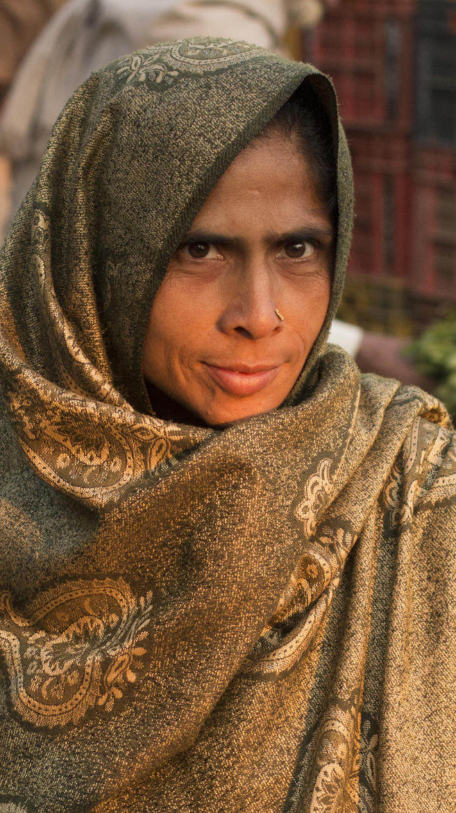 Portrait de Femme Indienne - Jaipur