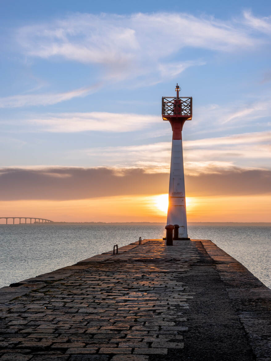 Soleil couchant sur l'Ile de Ré