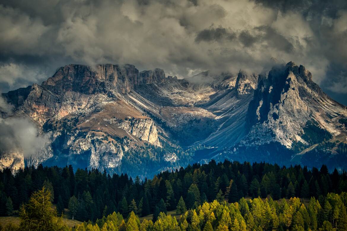 Lumière des Dolomites.