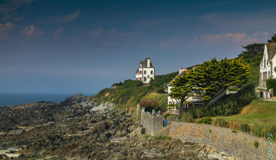 Maisons sur la côte