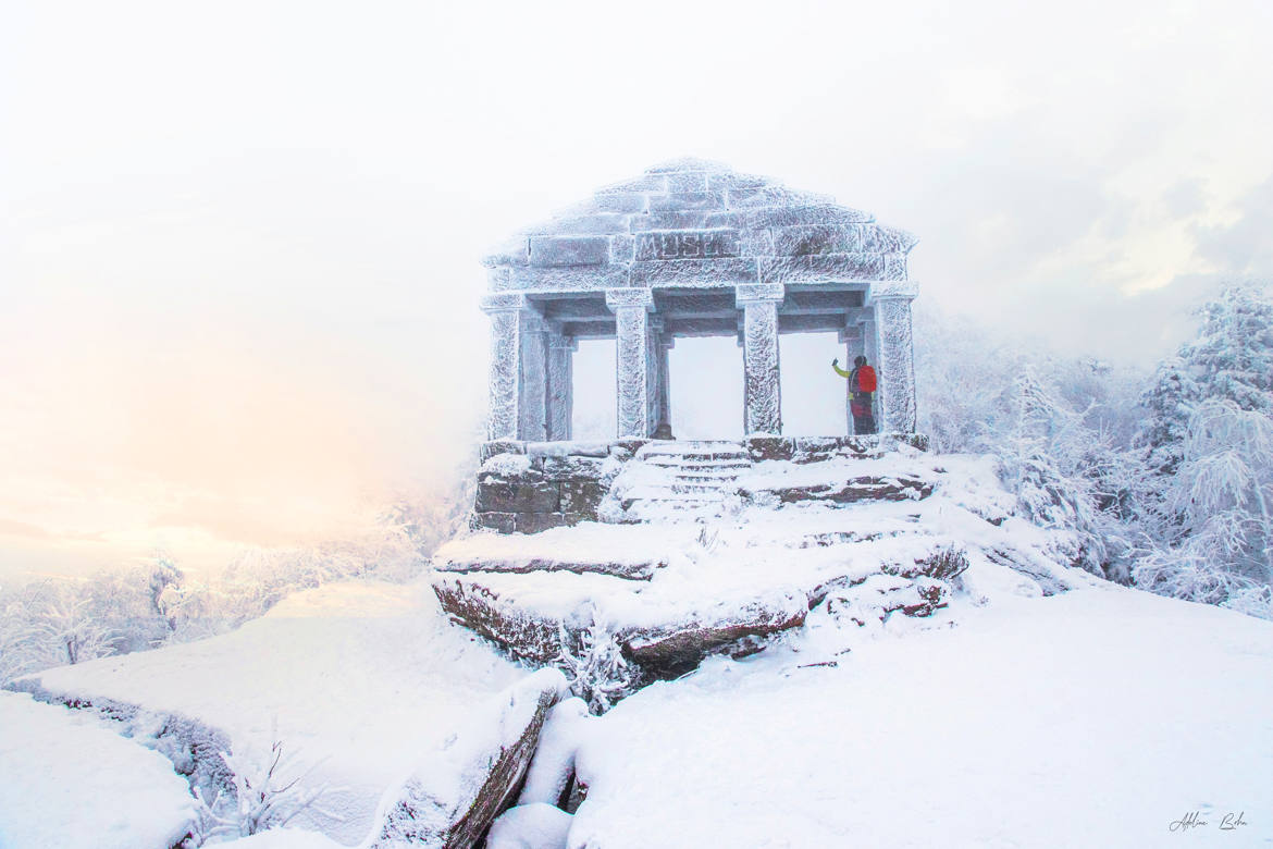 Le donon sous la neige