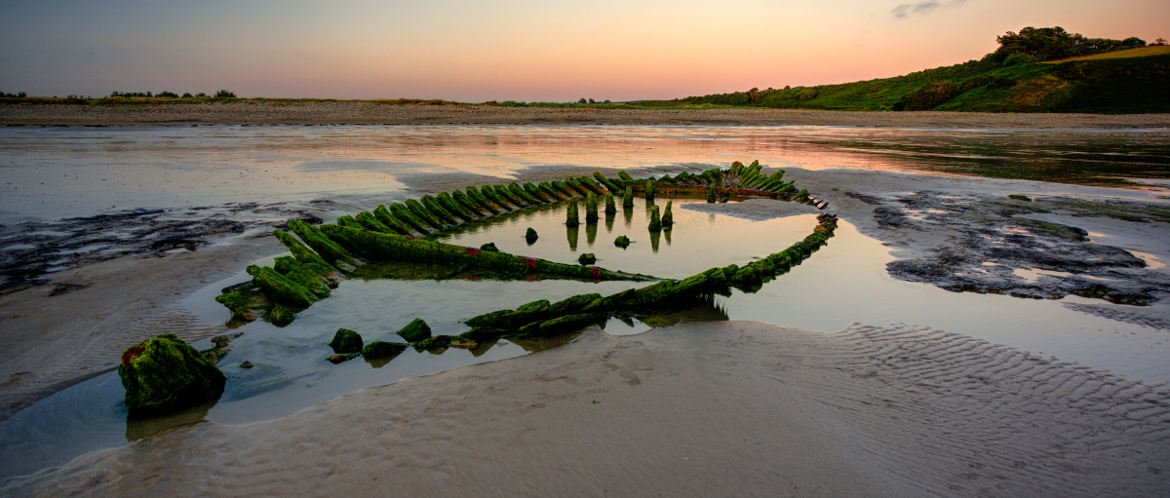 Sur la plage de Kervijen...