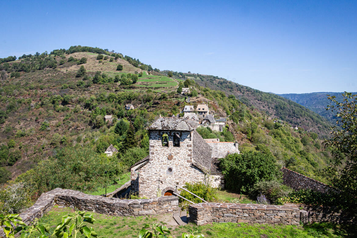 Plongée sur la chapelle