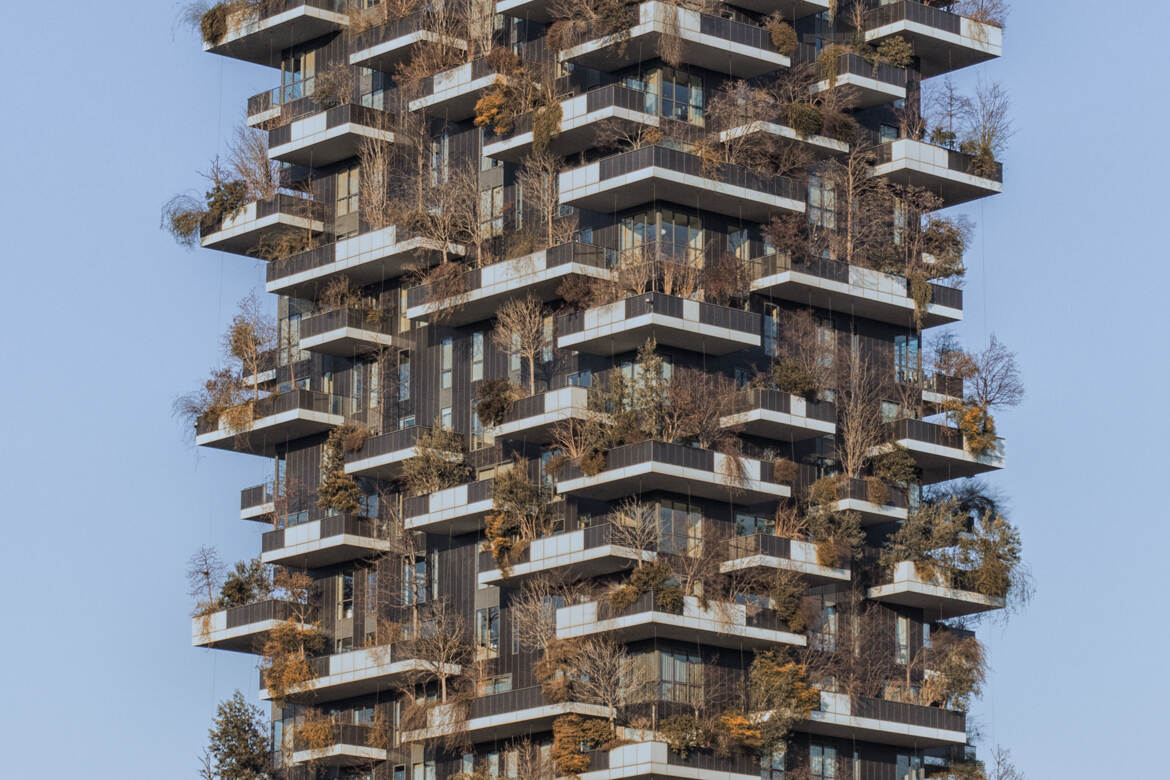 Immeuble végétalisé de Milan