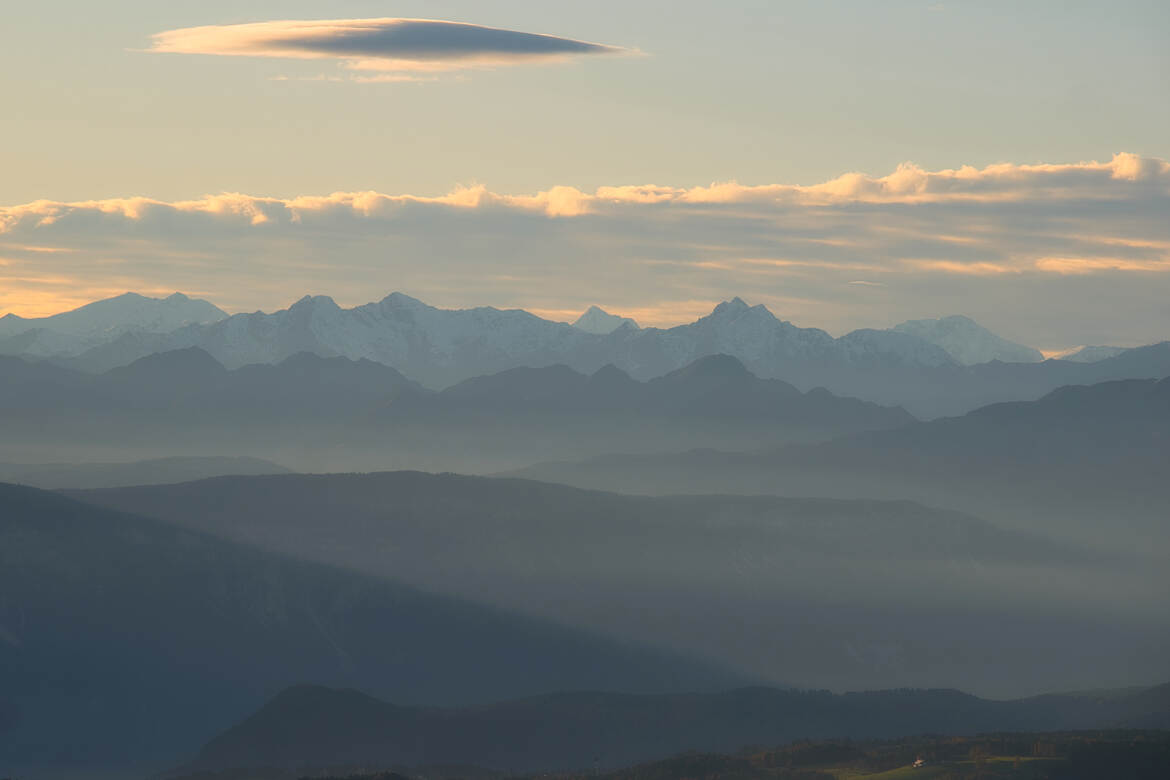 Lumière sur les Dolomites.