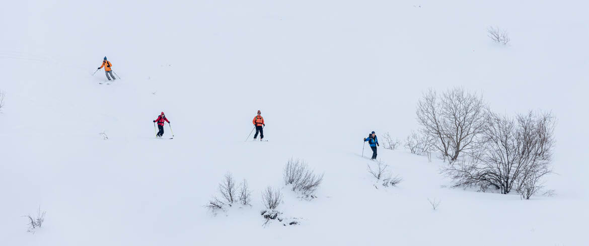 Ski rando - la descente