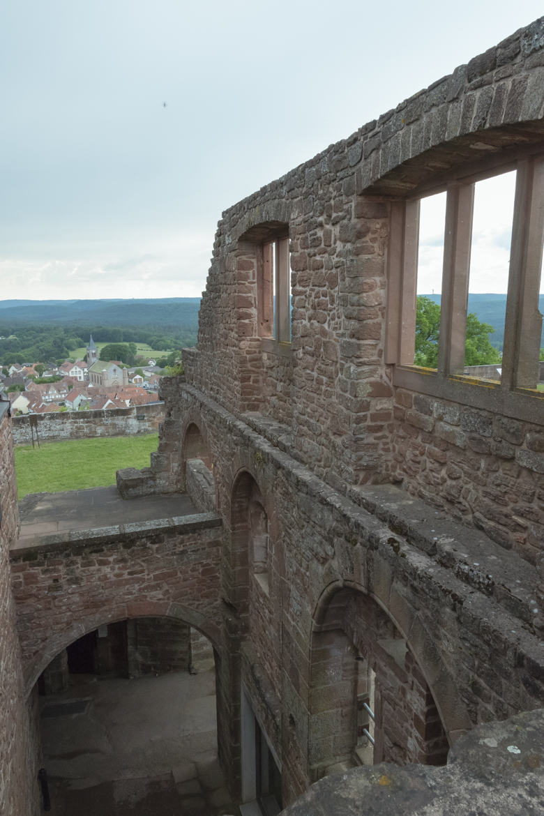 Vue du chateau du Lichtenberg