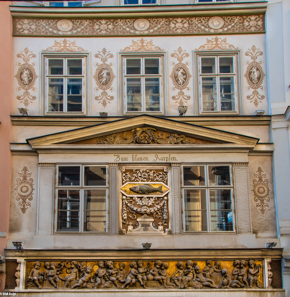 Les belles façades des rues de Vienne