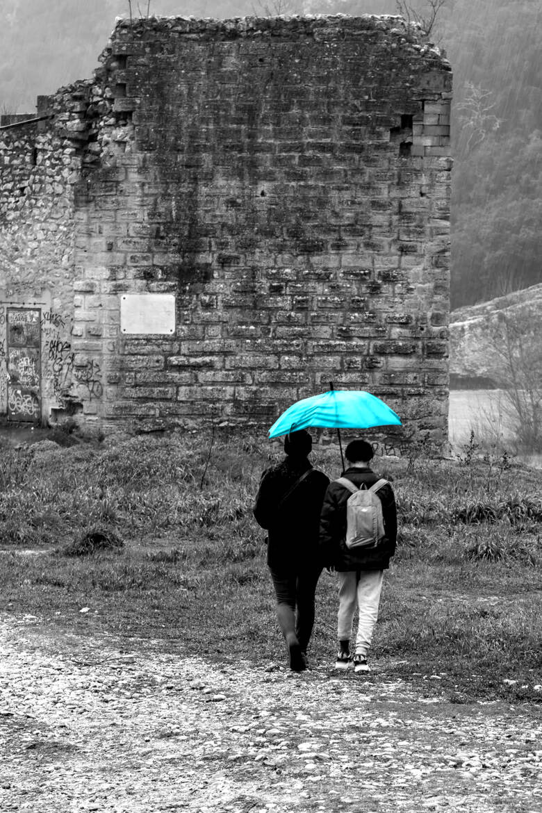 ballade sous la pluie