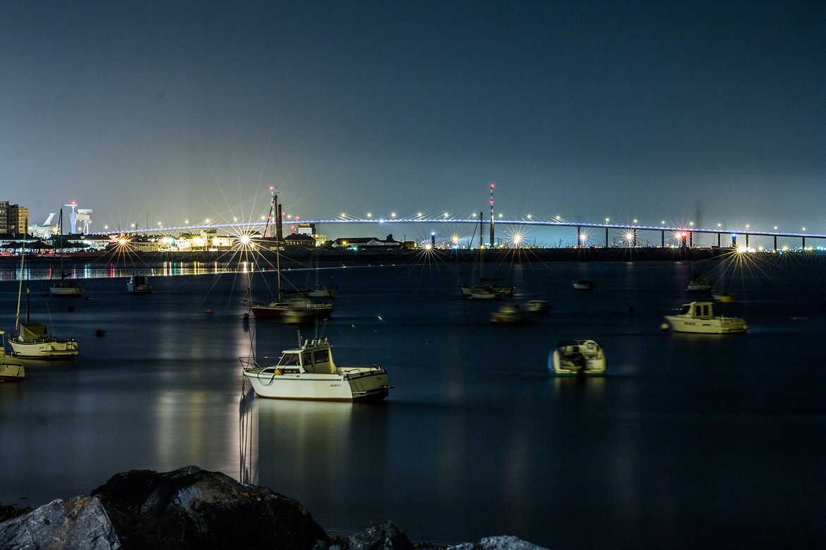 St Nazaire by night