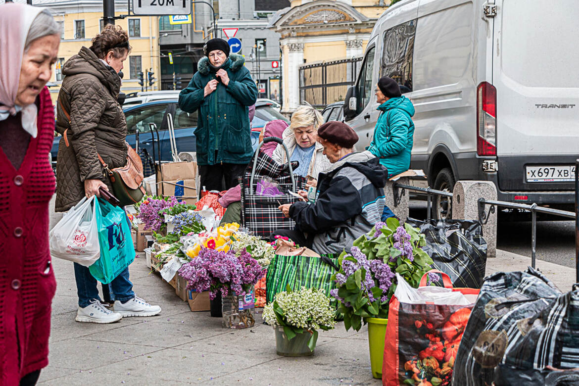 marché trottoir St-Petersbourg 1