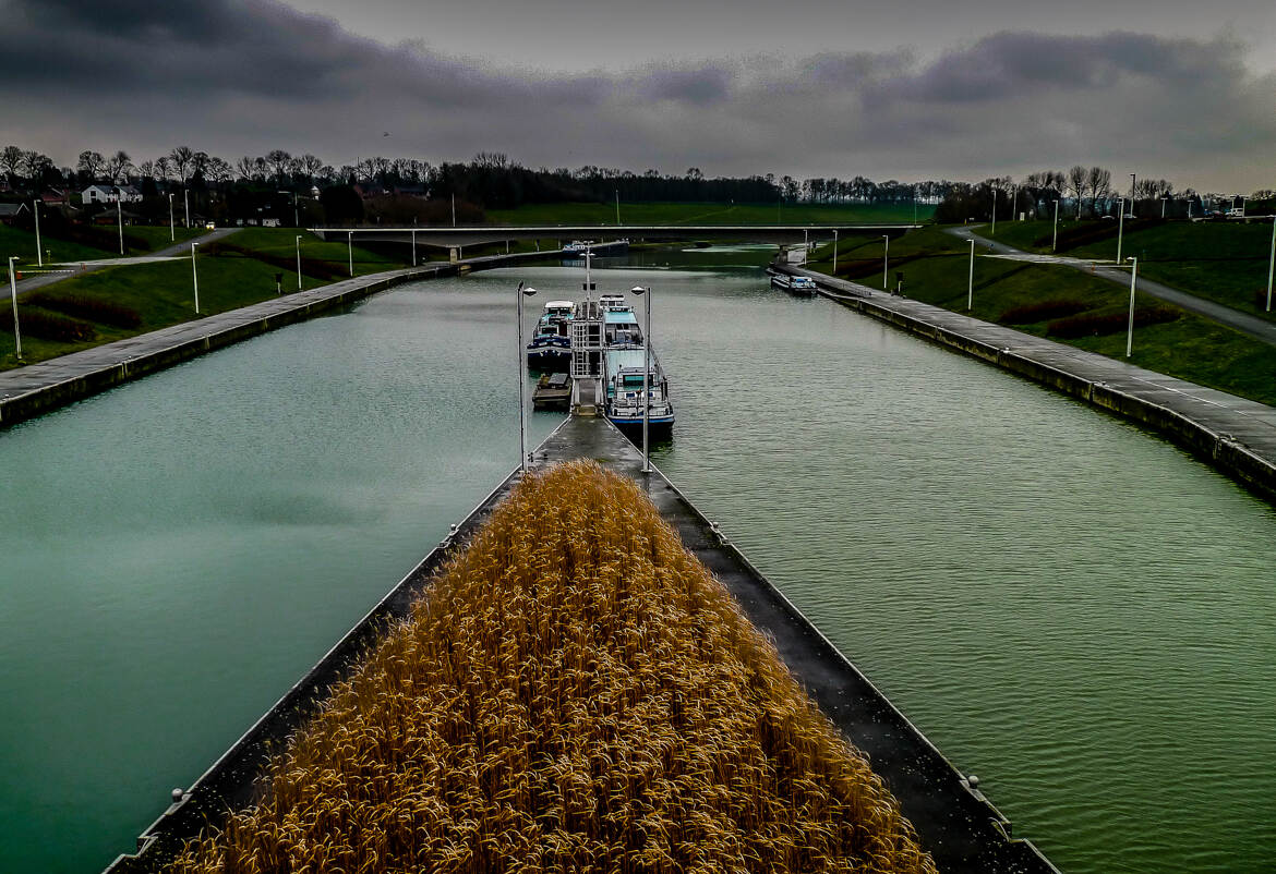 Sortie de L'ascenseur à Bateaux