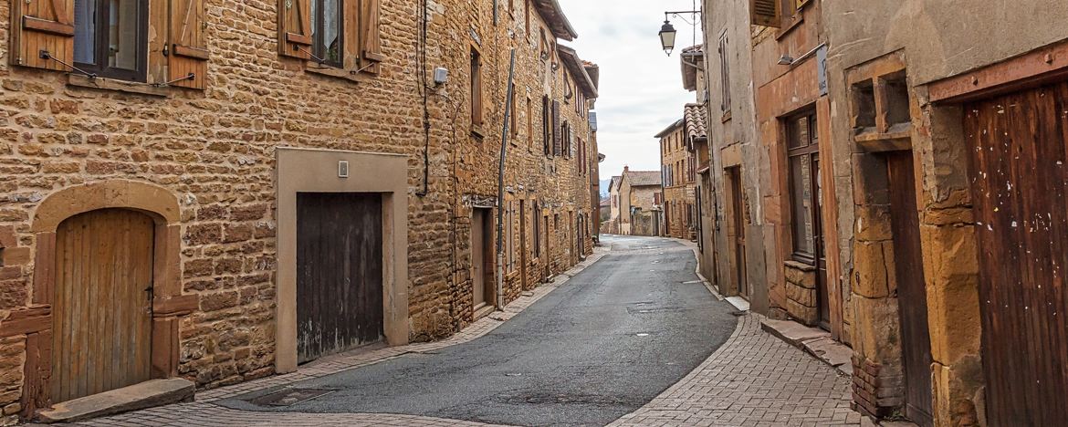 Village en beaujolais