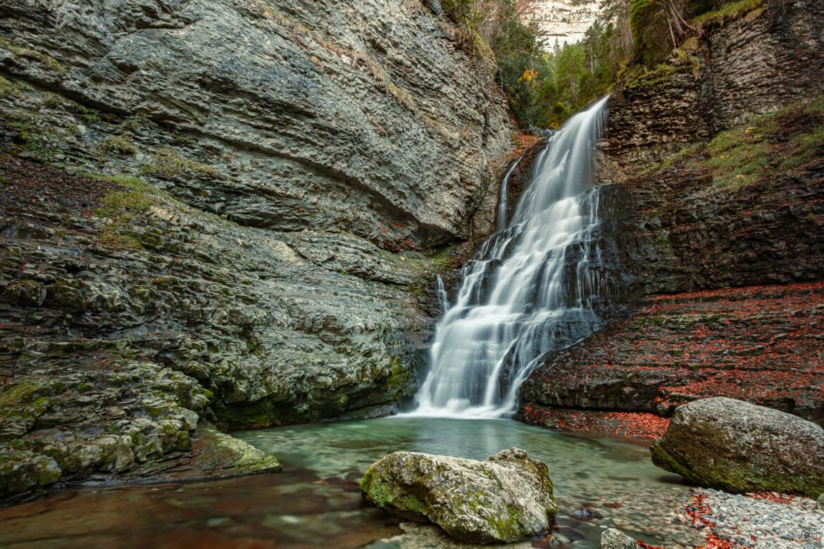 &lt;cascade cirque de Saint Même