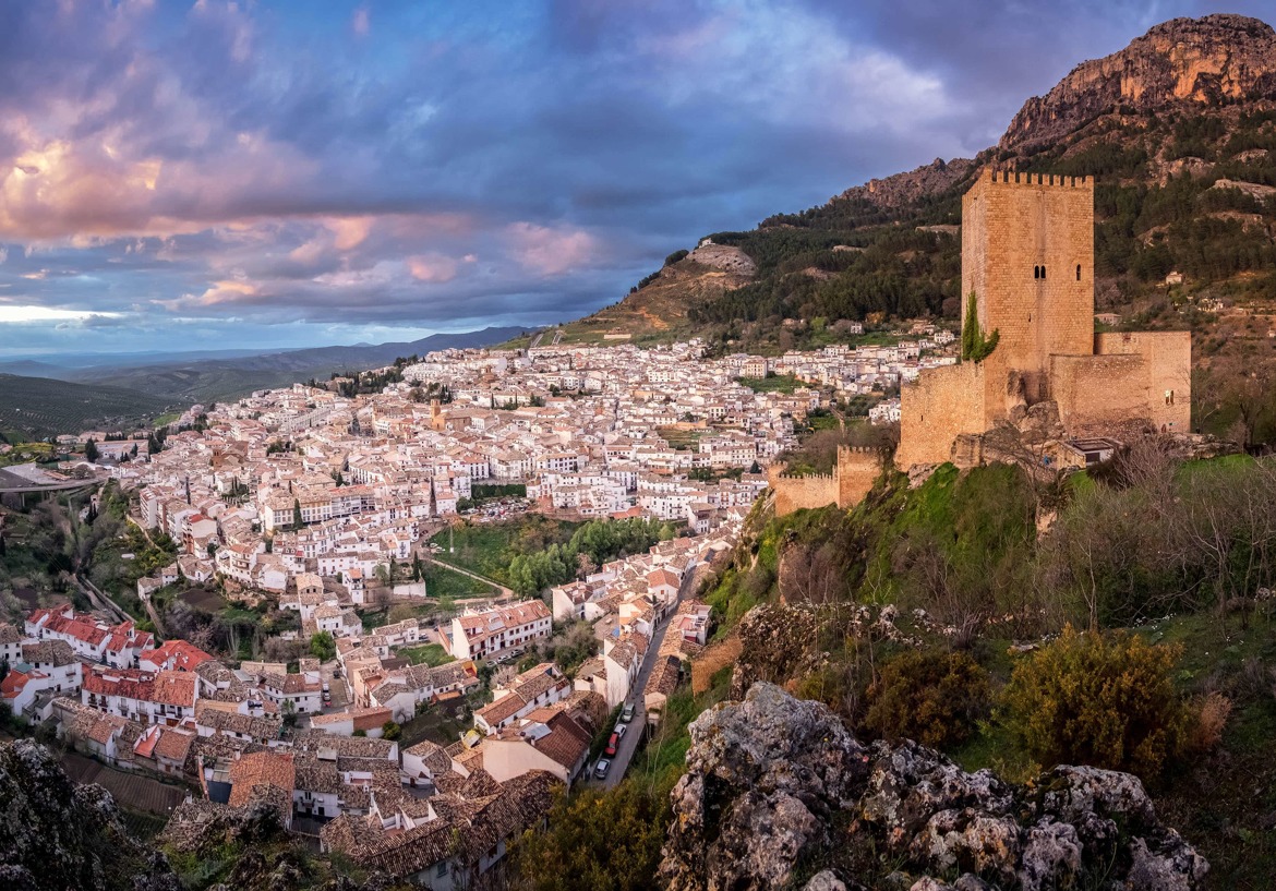 Coucher de soleil sur Cazorla