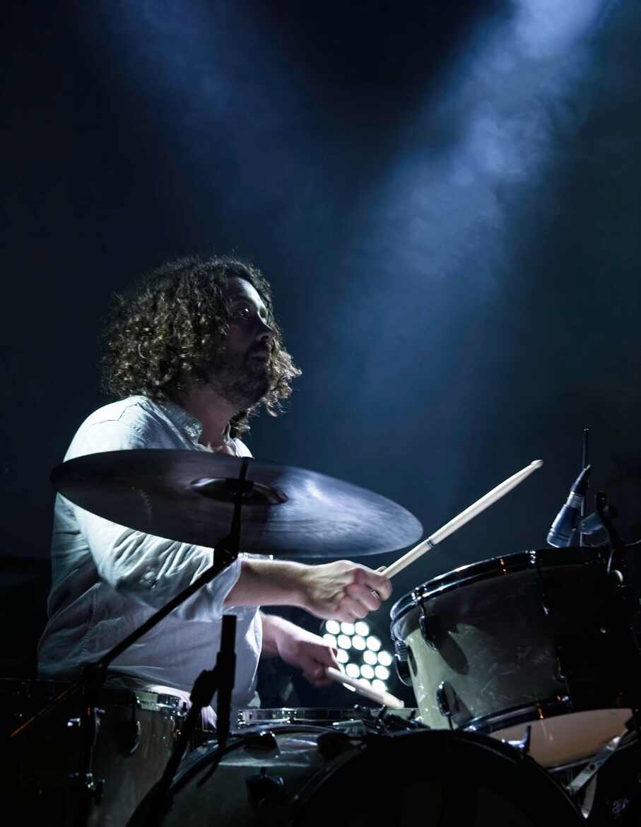 Batteur bleu