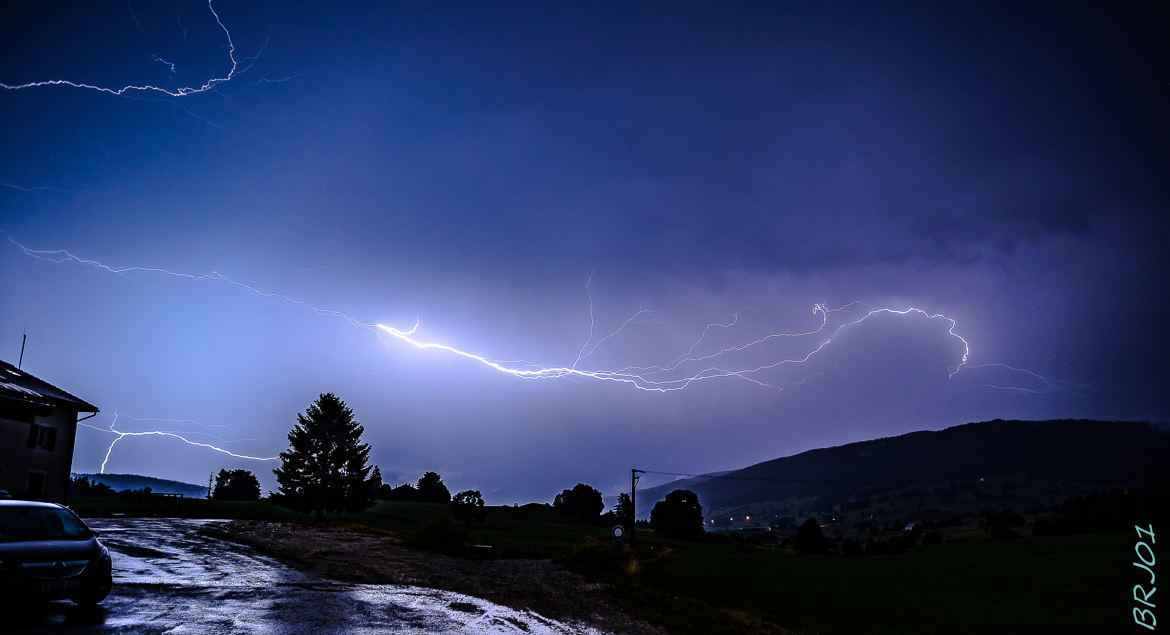 Orage dans lac Jura 3