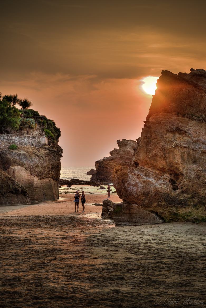 Rocher plage de Biarritz !