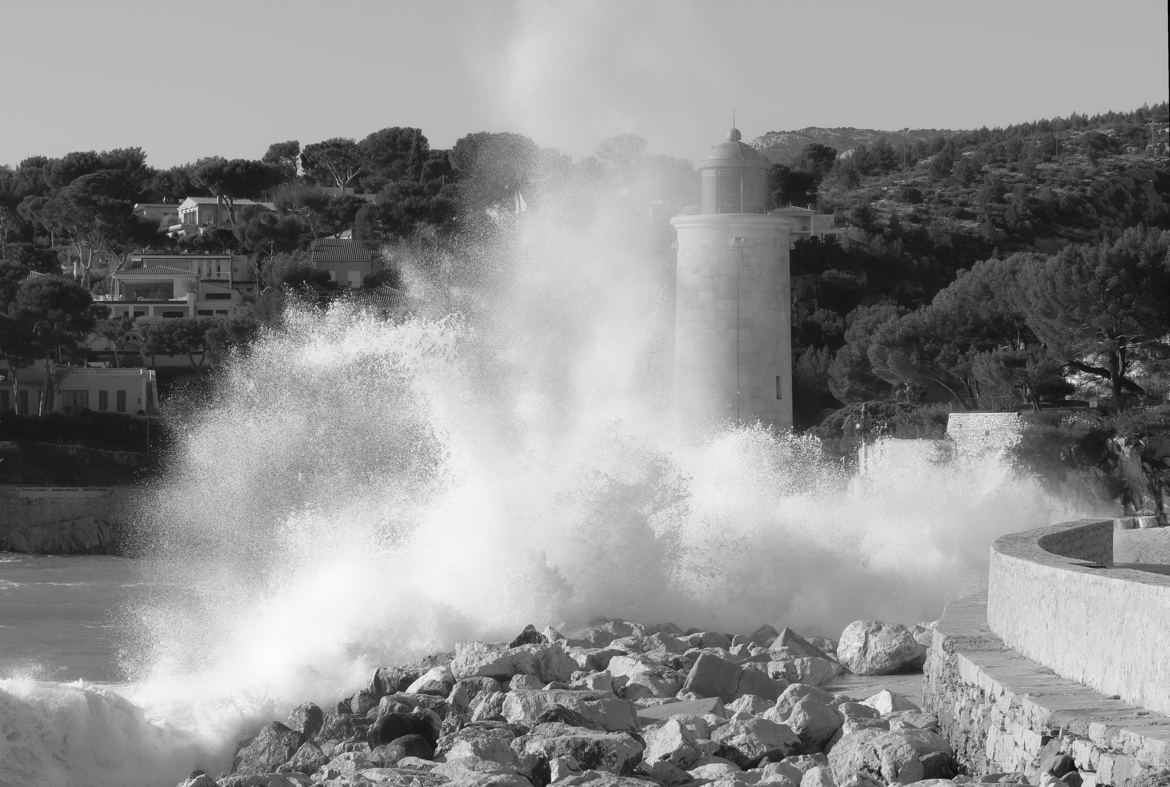 Cassis par gros temps