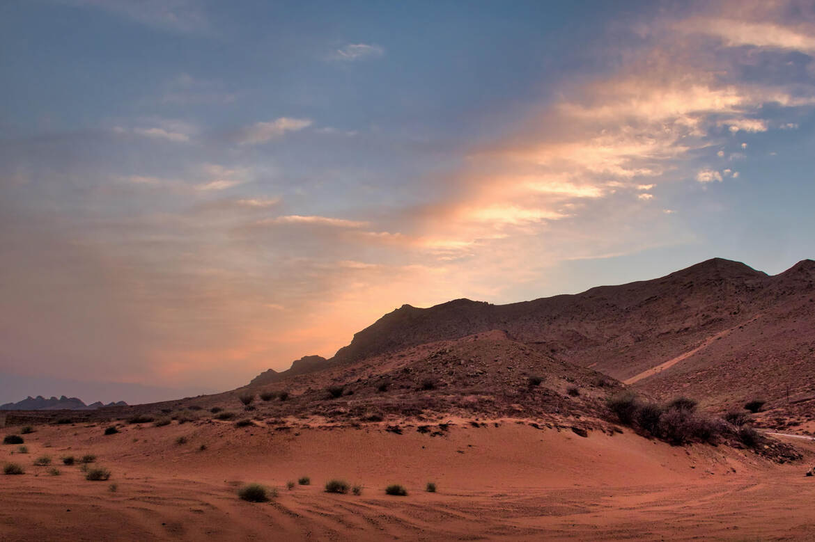 Lumière du désert !