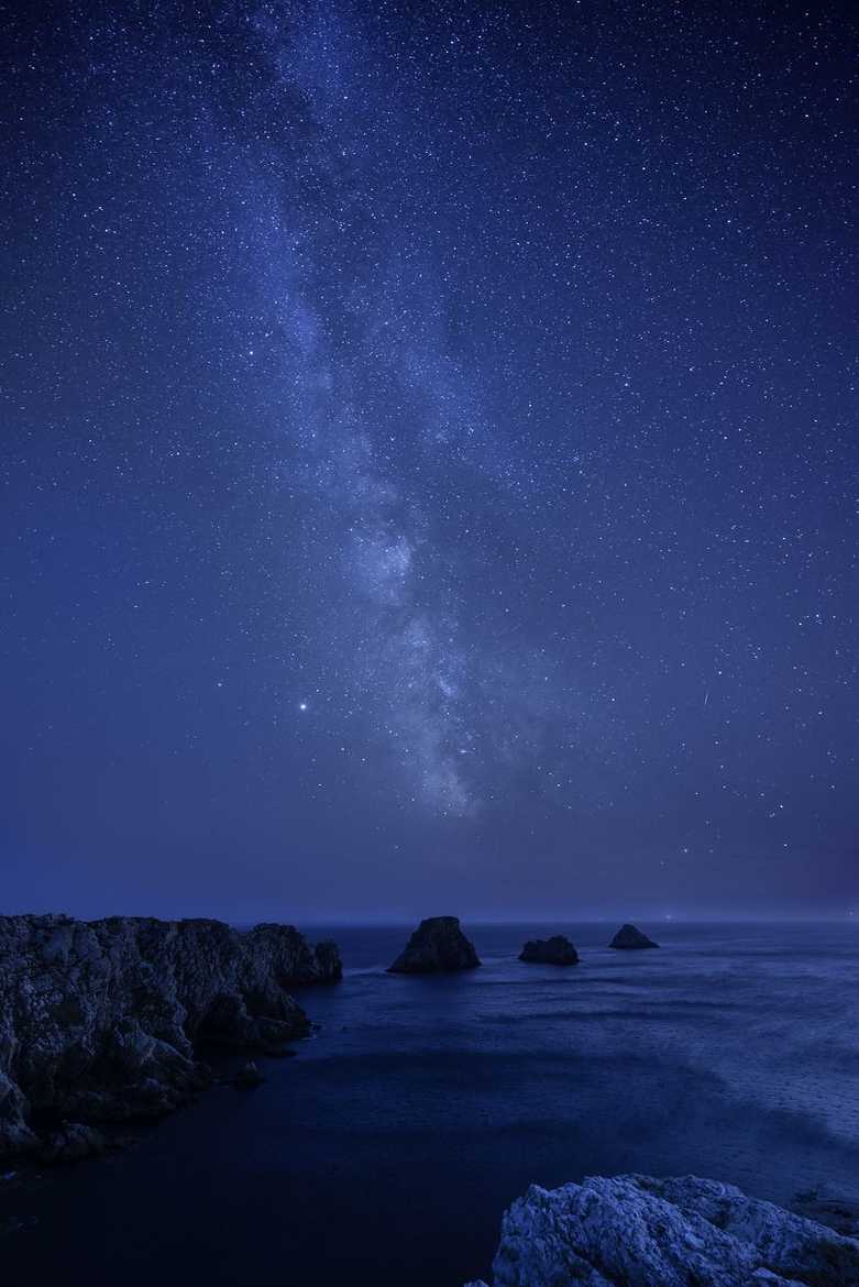 Pointe de Pen-Hir Voie Lactée. (Bretagne) (Nikon 14-24 mm F2.8)