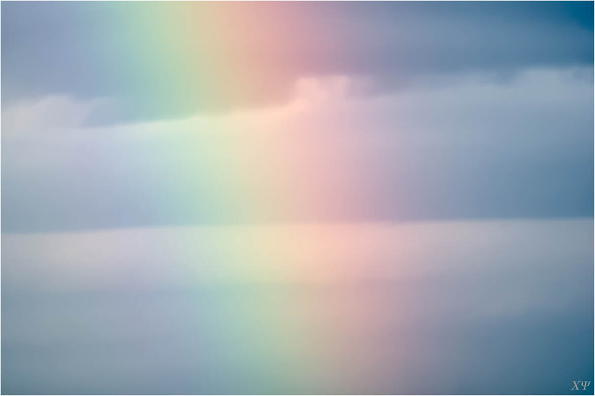 Portrait d'un arc en ciel