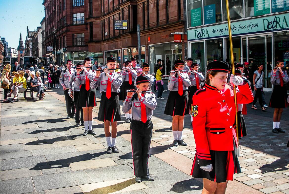Folklore Ecossais de Glasgow et ses majorettes 2
