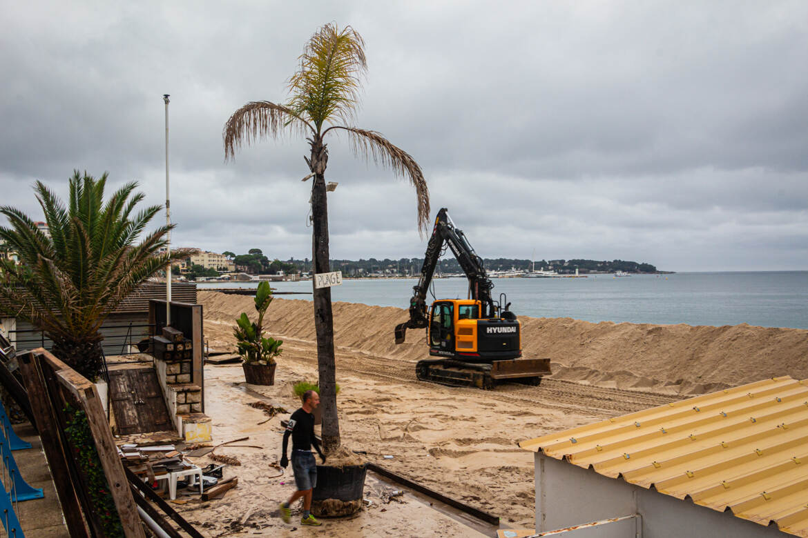 La PLAGE privée de Juan-les-Pins