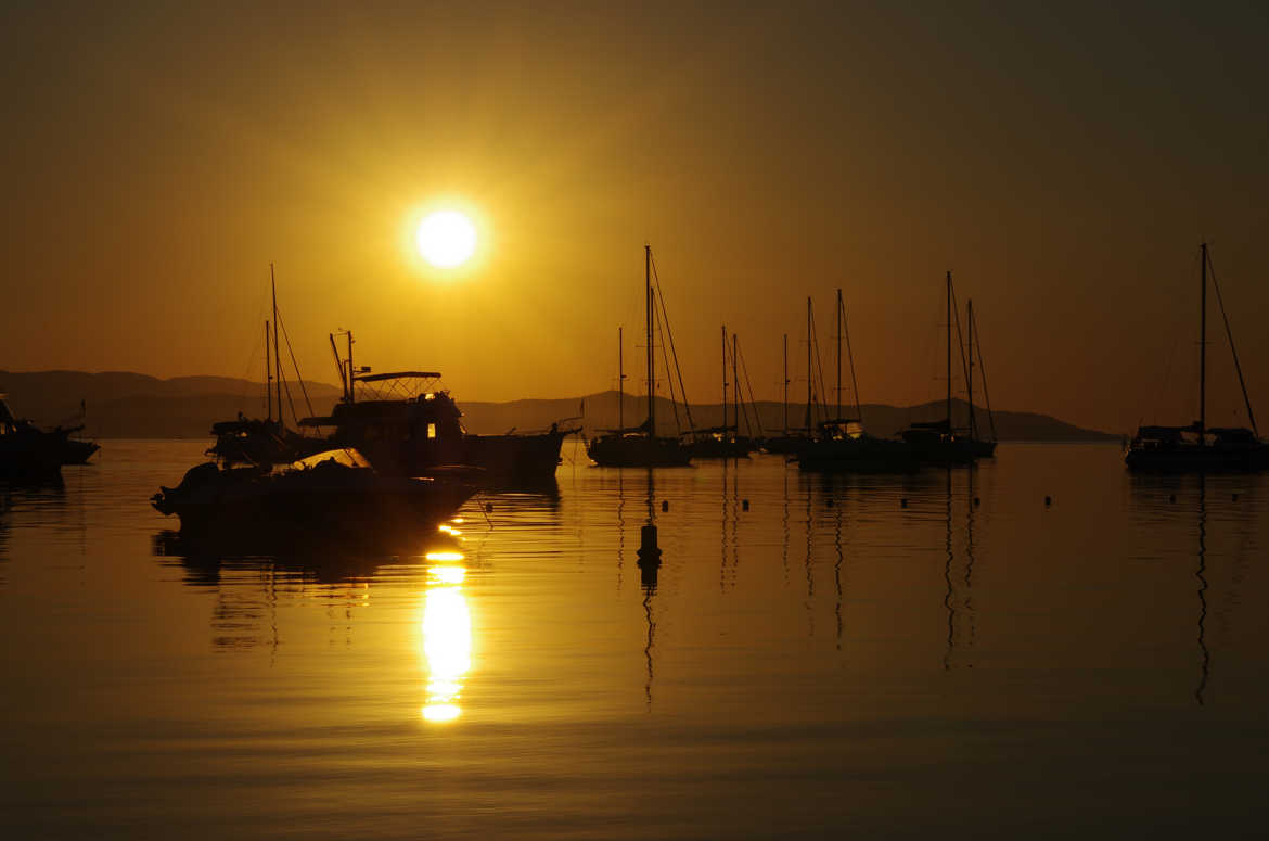 Lever de soleil à Hyères