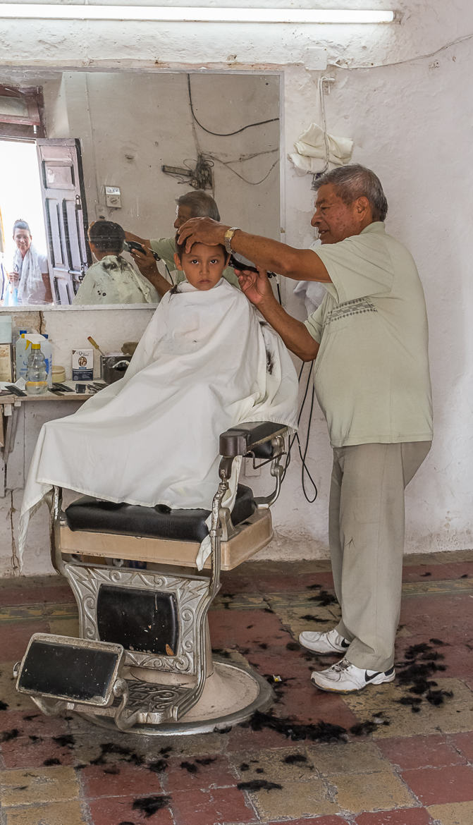 Salon de coiffure high tech
