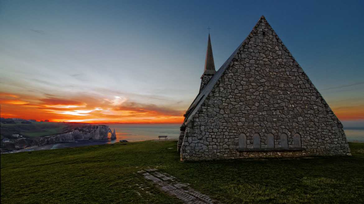 Etretat le soir