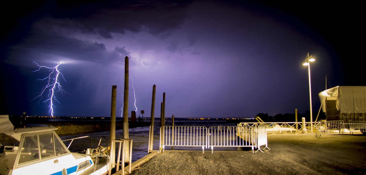 Foudre sur le bassin d'Arcachon