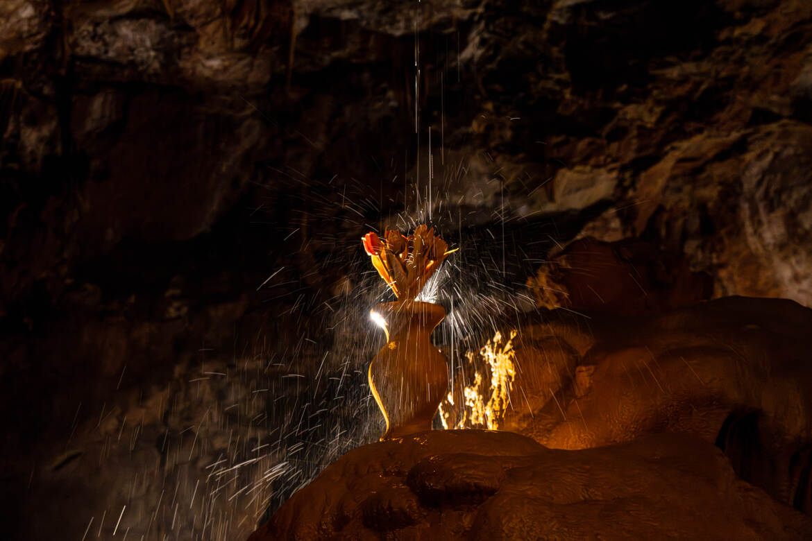 Dans la grotte