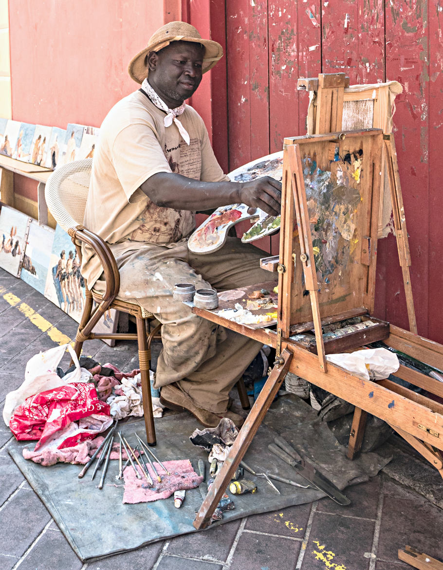 Le peintre Omar Logang (5) ...