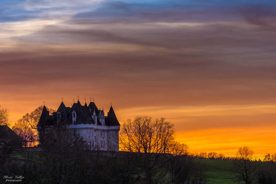 Monbazillac au coucher de Soleil