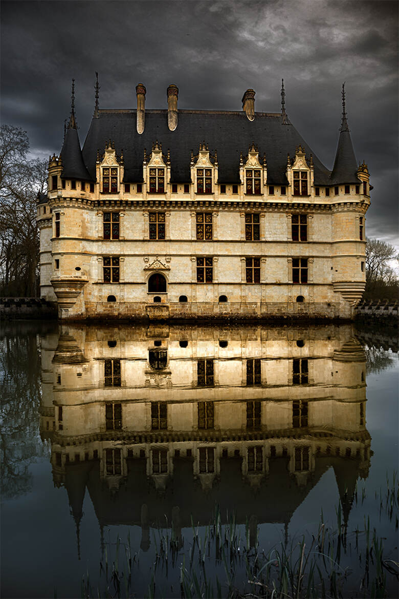 the castle in the black light...