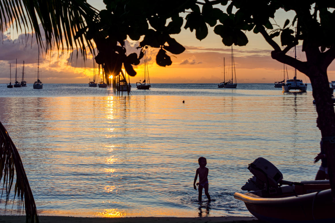 Coucher de soleil en Martinique