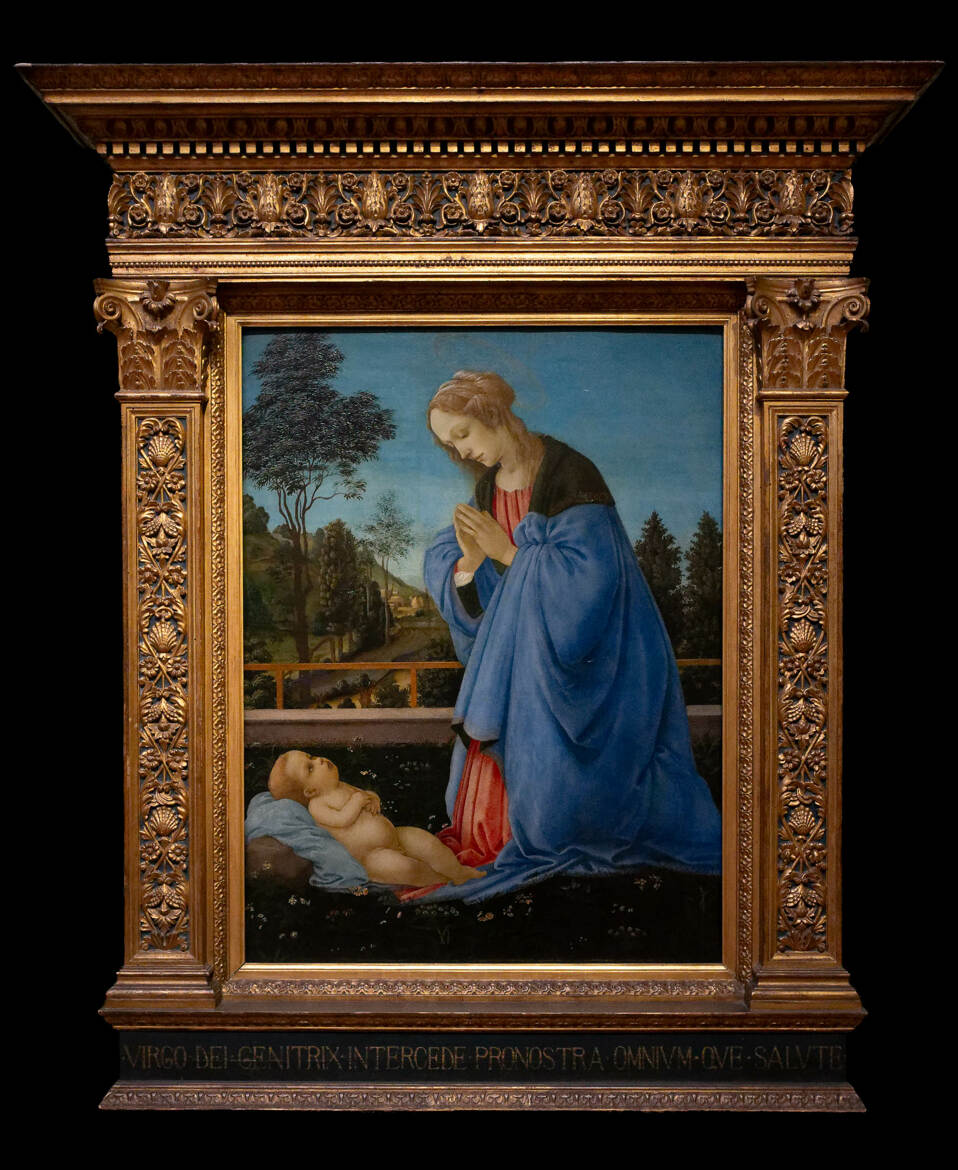 Adoration de l'enfant Jésus 1478-1480