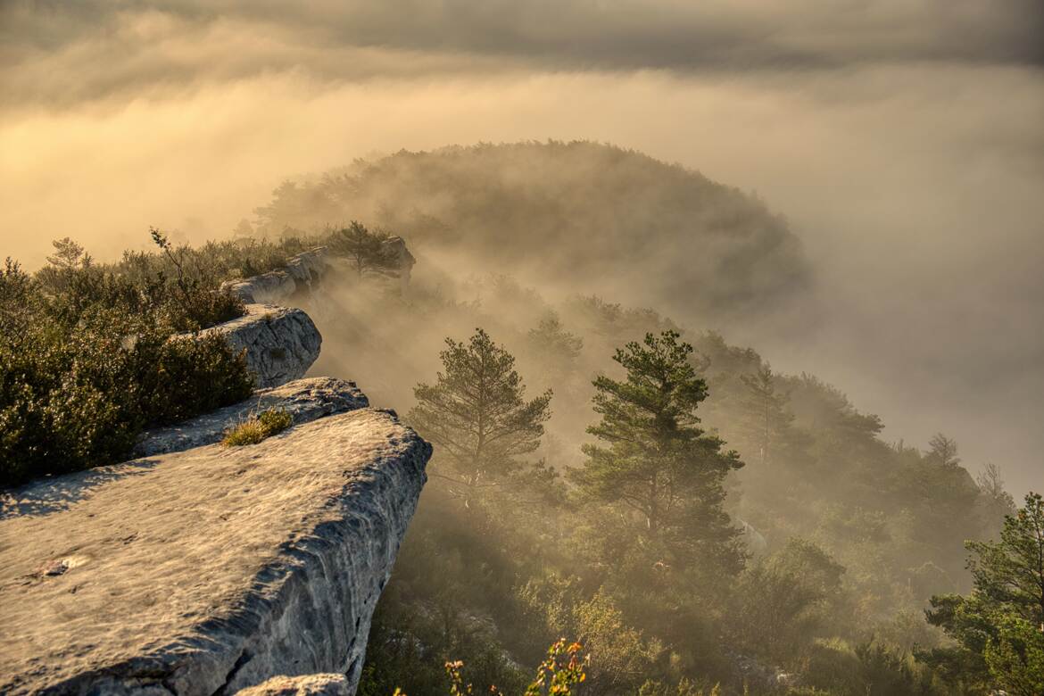 Entre ciel et terre.