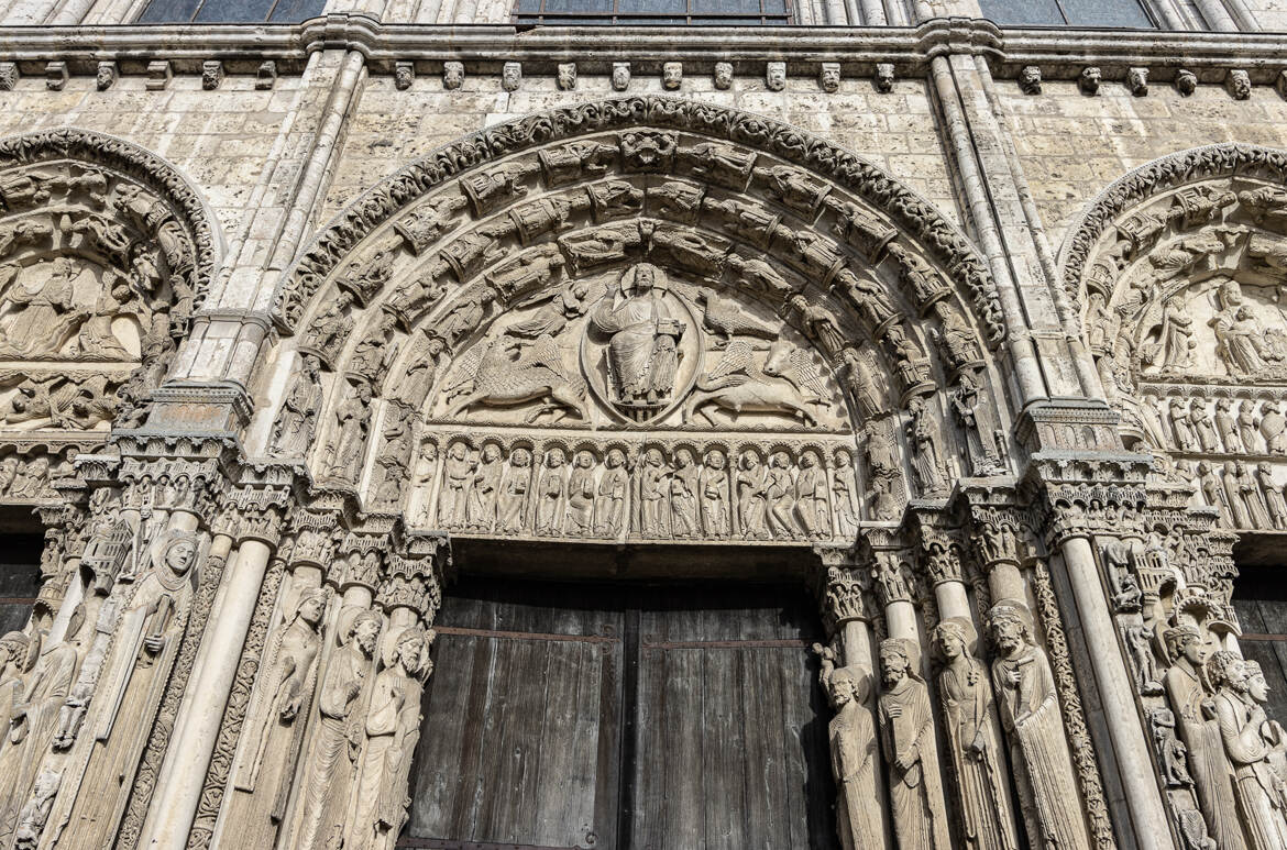 portails cathédrale Notre-dame Chartres