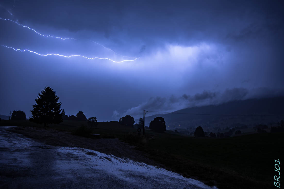 orage dans la Jura