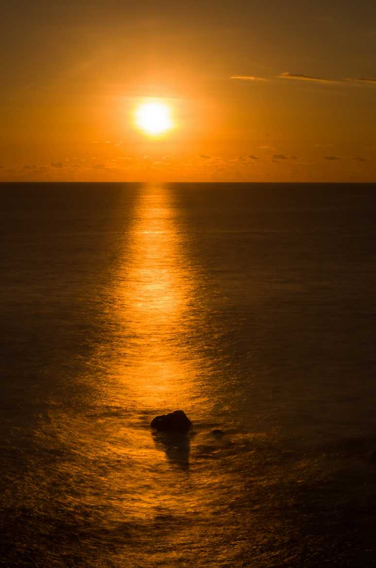 sunset a Manapany