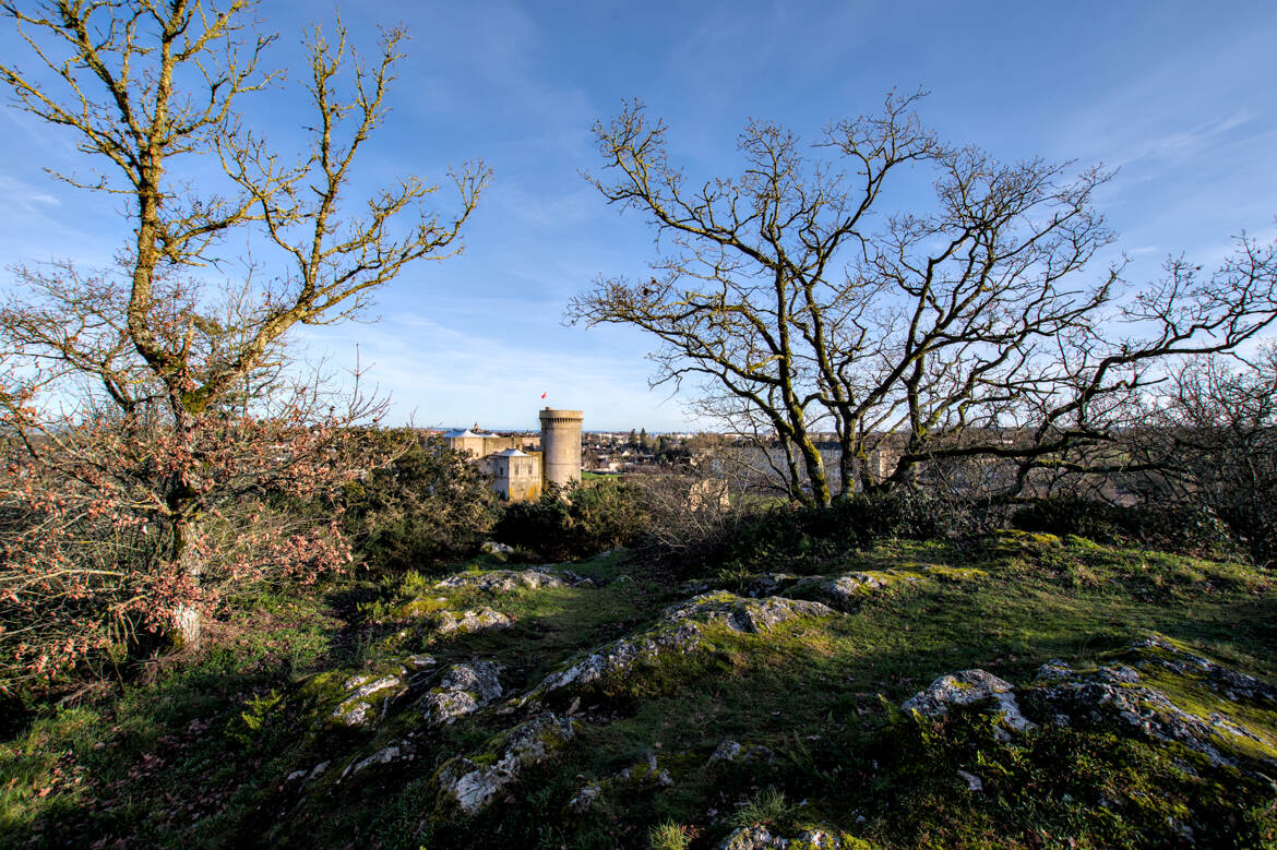 Château en approche