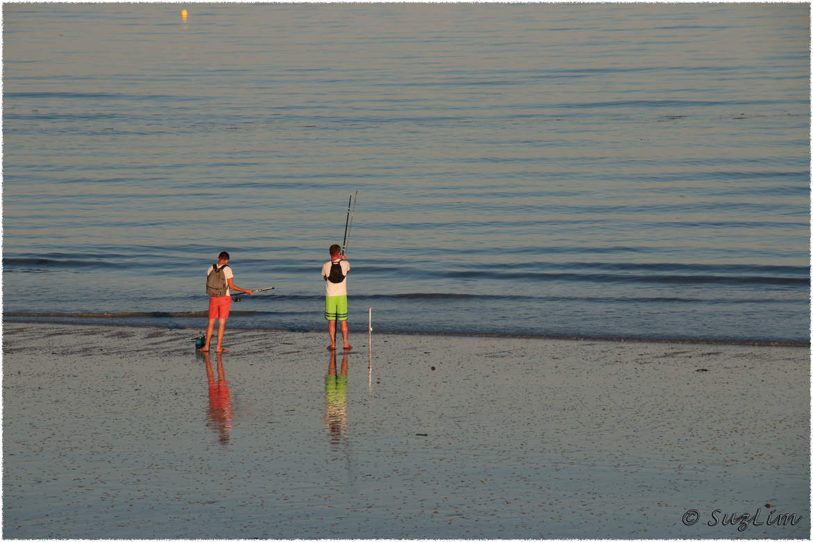 l'heure dorée ou partie de pêche...au reflets !