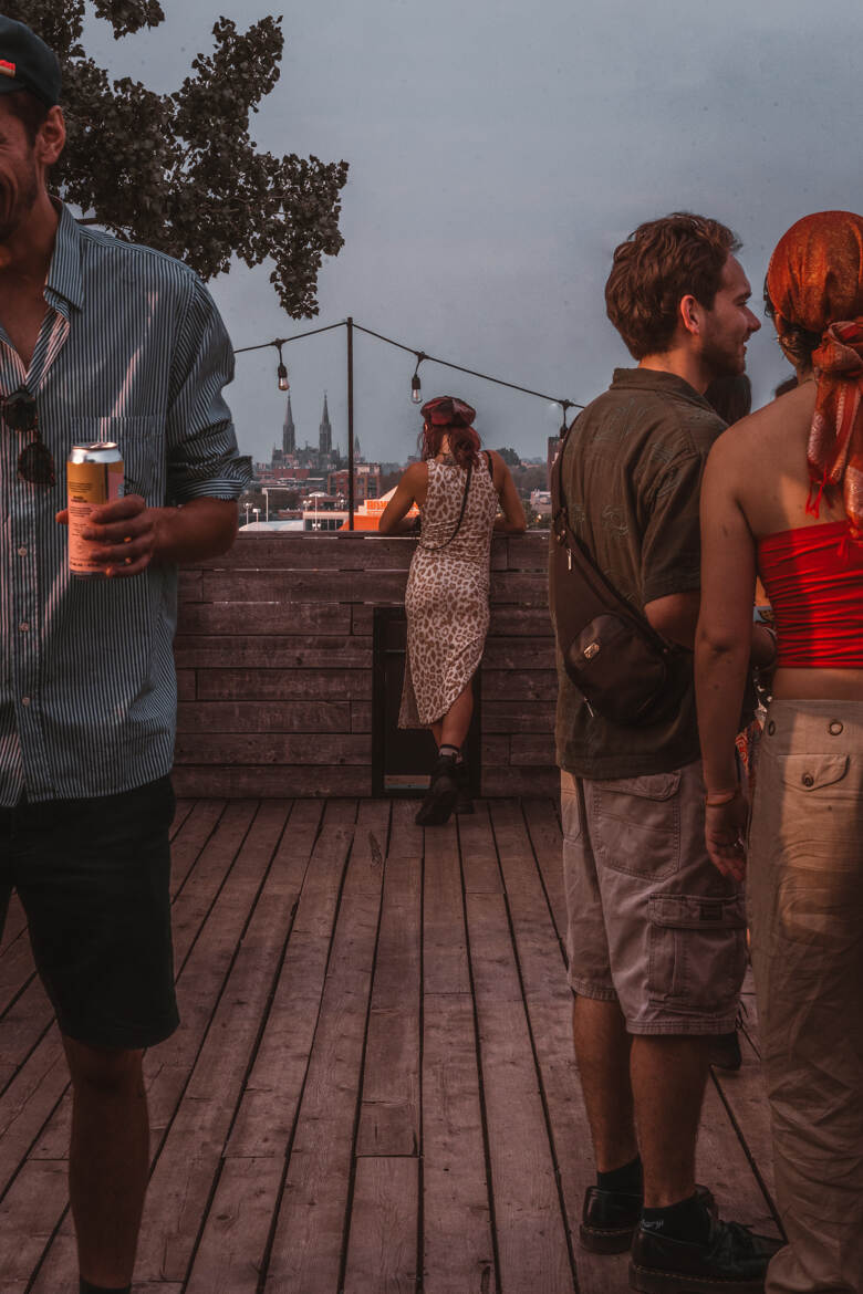 Rêverie sur le toit