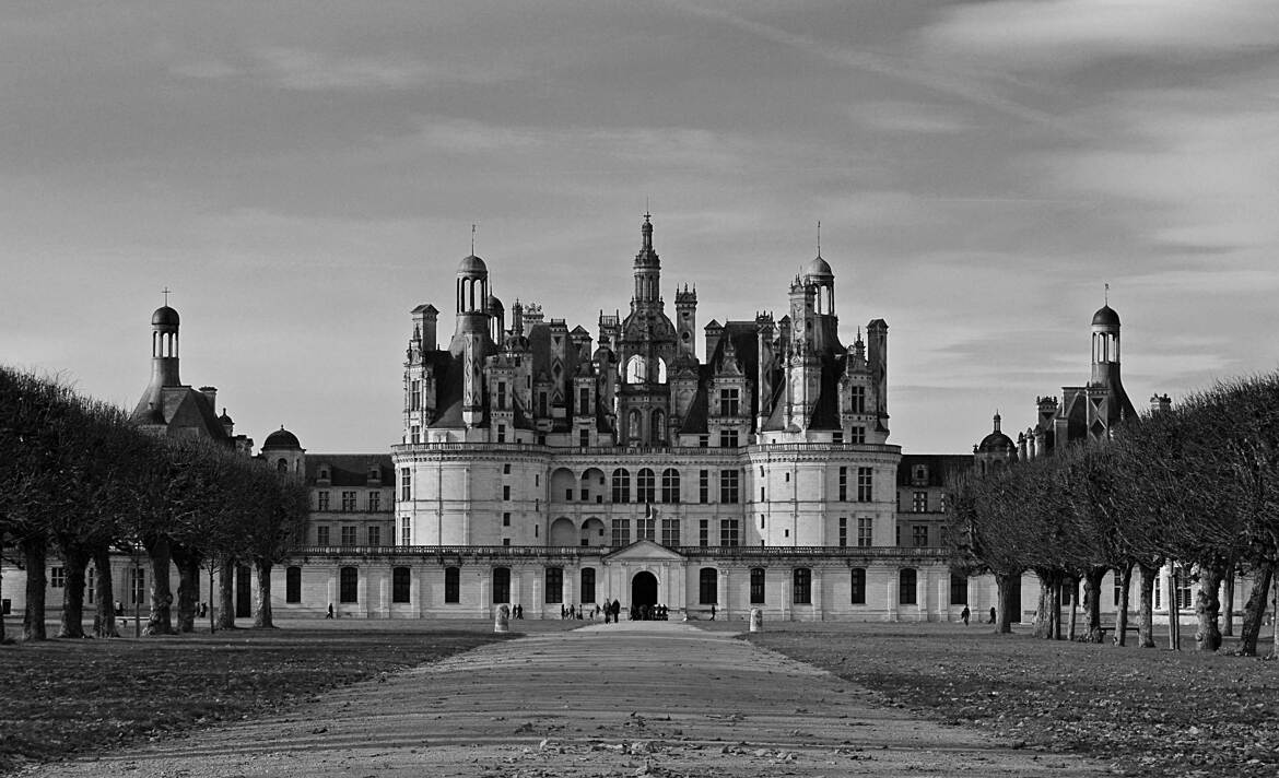 Château de Chambord N&B