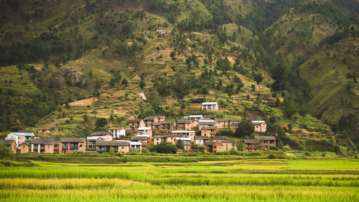 splendide paysage de Madagascar