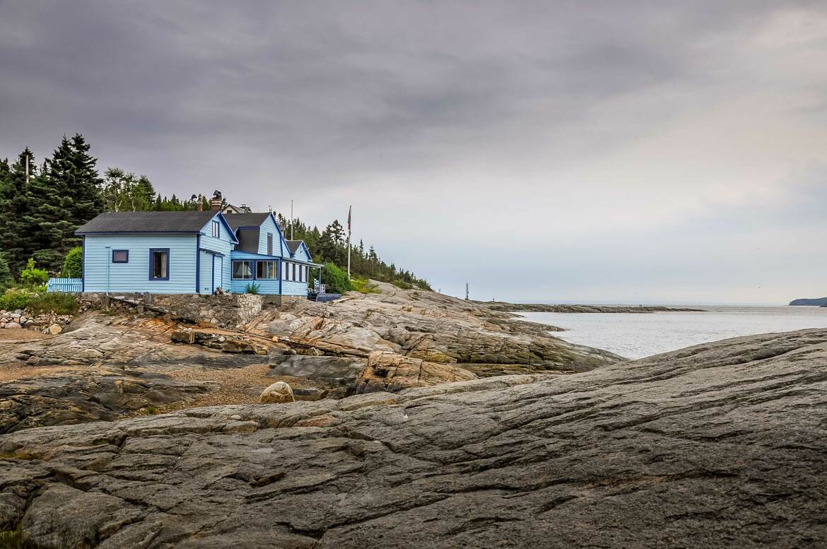 Les maisons bleues